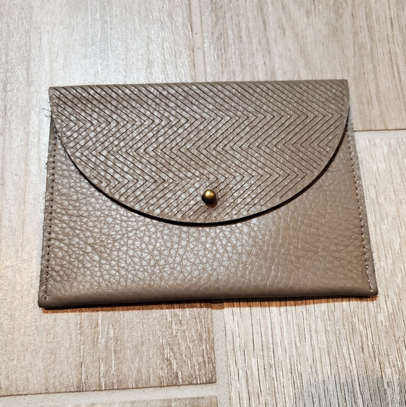 Molly M Designs Taupe Envelope Pouch/wallet NEW! - Picture 4 of 5
